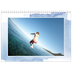 A4 Double Photo Calendar — Watercolour backgrounds [cover]