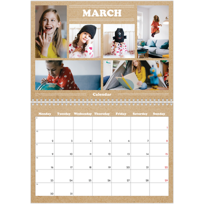 A4 Double Photo Calendar — This year’s editorial [March]