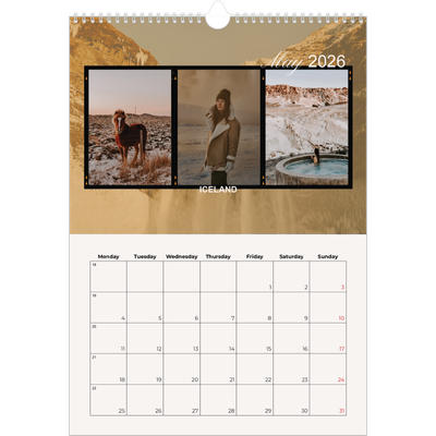 A3 photo calendars — Adventure wanderlust [cover]