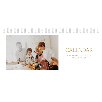 Desk calendars — Big gold text [cover]