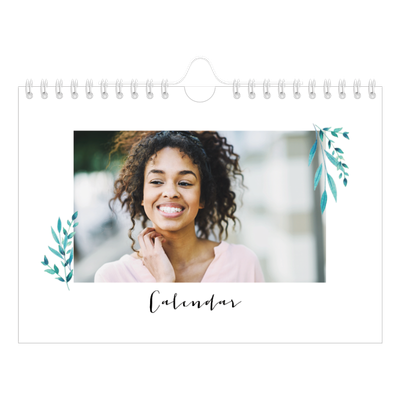 A5 Landscape Photo Calendar — Flower illustrations [cover]