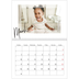 A4 Double Photo Calendar — Clear frame [March]