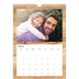 A4 Photo Calendar — Wood [February]