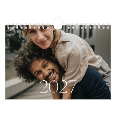 A5 Landscape Photo Calendar — Larger than life [cover]