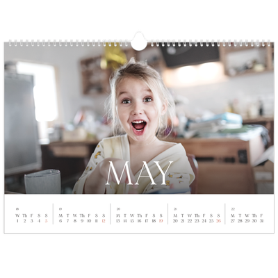 A3 Photo Calendar — Twelve big months [cover]