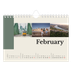 A5 Landscape Photo Calendar — Sights of the world [February]