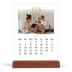 Easel Desk Calendar Portrait  — Big gold text [January]