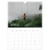 A3 photo calendars — Simple serif [April]