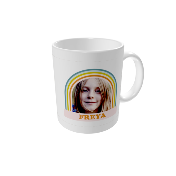 Personalised mugs — Retro rainbow