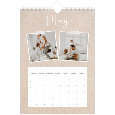 A5 Photo Calendar — Scrapbook calendar [cover]