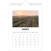 A5 Photo Calendar — Simple photo [March]