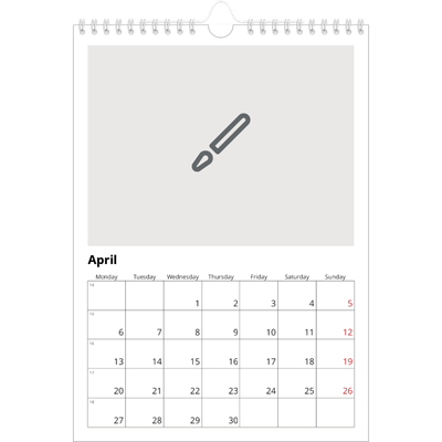 A4 Photo Calendar — Design your own product [April]