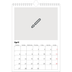 A4 Photo Calendar — Design your own product [April]