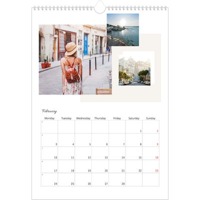 A3 photo calendars — Muted tones [February]