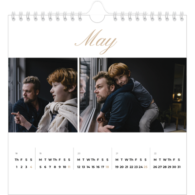 Square calendars  — Photo strip boxes [cover]