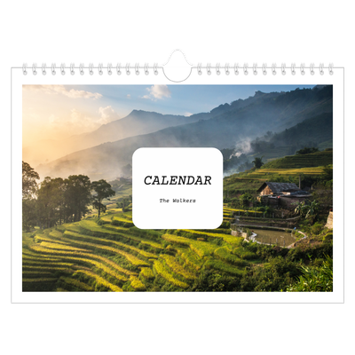 A4 Landscape Photo Calendar — Full story [cover]