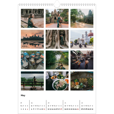 A3 photo calendars — Picture grid [cover]