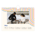 A5 Landscape Photo Calendar — Retro stripes [cover]