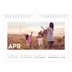 A5 Landscape Photo Calendar — Big month [April]