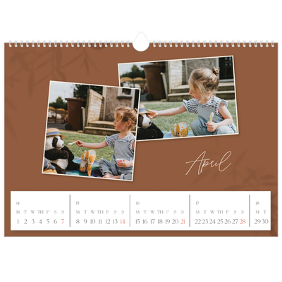 A3 Photo Calendar — Down to earth [April]