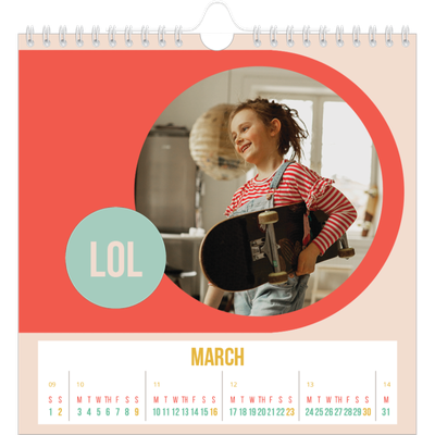Square calendars  — Bright and beautiful [March]