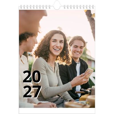 A4 Photo Calendar — Letter style [cover]