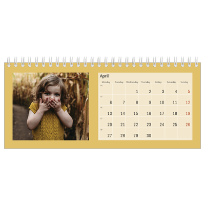 Desk calendars — Earth colours [April]