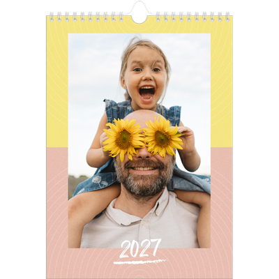 A4 Photo Calendar — Colour and pattern [cover]