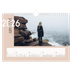 A4 Landscape Photo Calendar — Overlapping text [January]