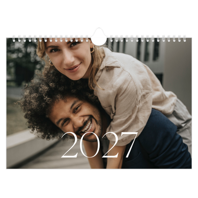 A4 Landscape Photo Calendar — Larger than life [cover]