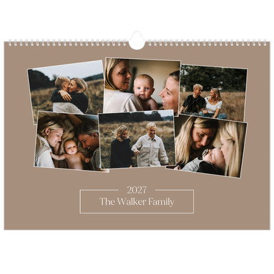 A3 Photo Calendar — Crafted memories [cover]