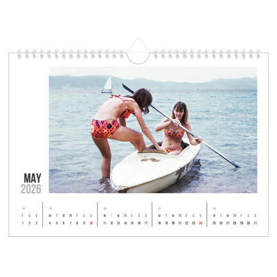 A4 Landscape Photo Calendar — Abbreviated text [cover]