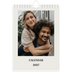 A5 Photo Calendar — Simple ivory [cover]
