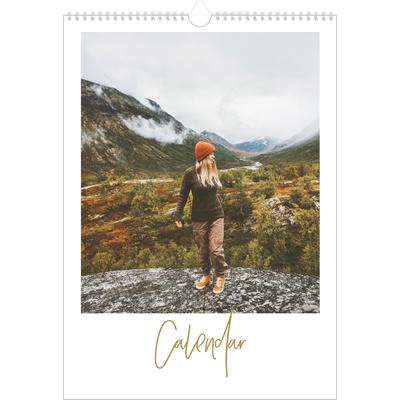 A3 photo calendars — Scribble text [cover]