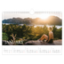 A4 Landscape Photo Calendar — Simple serif [January]