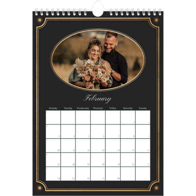 A4 Photo Calendar — Vintage classic [February]