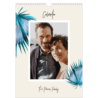 A3 photo calendars — Painted flowers [cover]