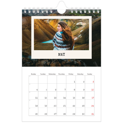 A5 Photo Calendar — The portrait edit [cover]