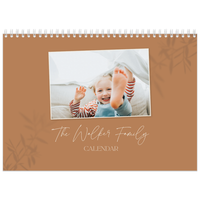 A4 Double Photo Calendar — Down to earth [cover]