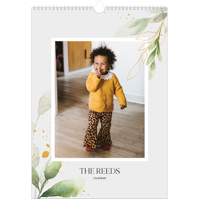 A3 photo calendars — Floral splash [cover]