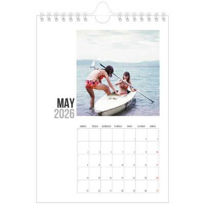 A5 Photo Calendar — Abbreviated text [cover]
