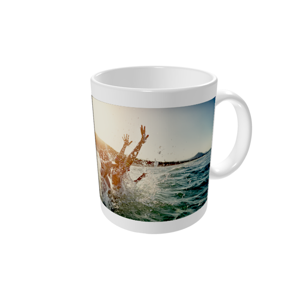 Personalised mugs — Tape bound effect