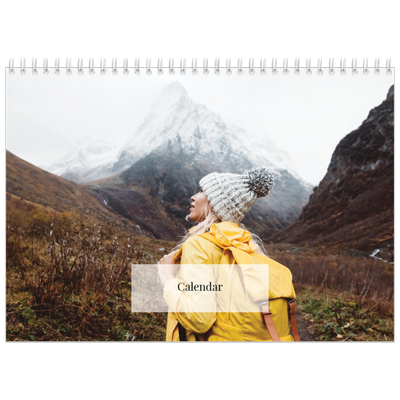 A4 Double Photo Calendar — Classic calendar [cover]