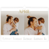 A3 Photo Calendar — Big gold text [April]