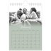 A5 Photo Calendar — Misty green [February]