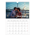 A4 Photo Calendar — Simple script [January]