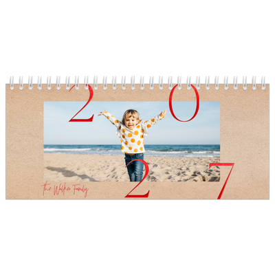 Desk calendars — Pops of red [cover]