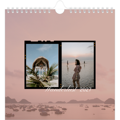 Square calendars  — Adventure wanderlust [cover]