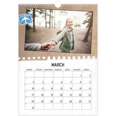 A3 photo calendars — Parts unknown [March]