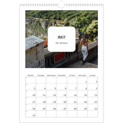 A3 photo calendars — Full story [May]